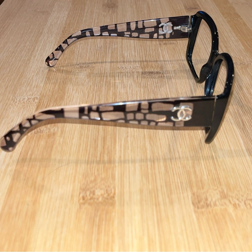 Chanel Black and clear sunglasses/eyeglasses frames only - Picture 7 of 12